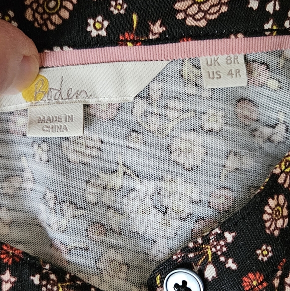 Smocked Waist Jersey Shirt Dress - Picture 9 of 11